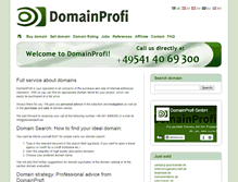 Tablet Screenshot of domainprofi.net